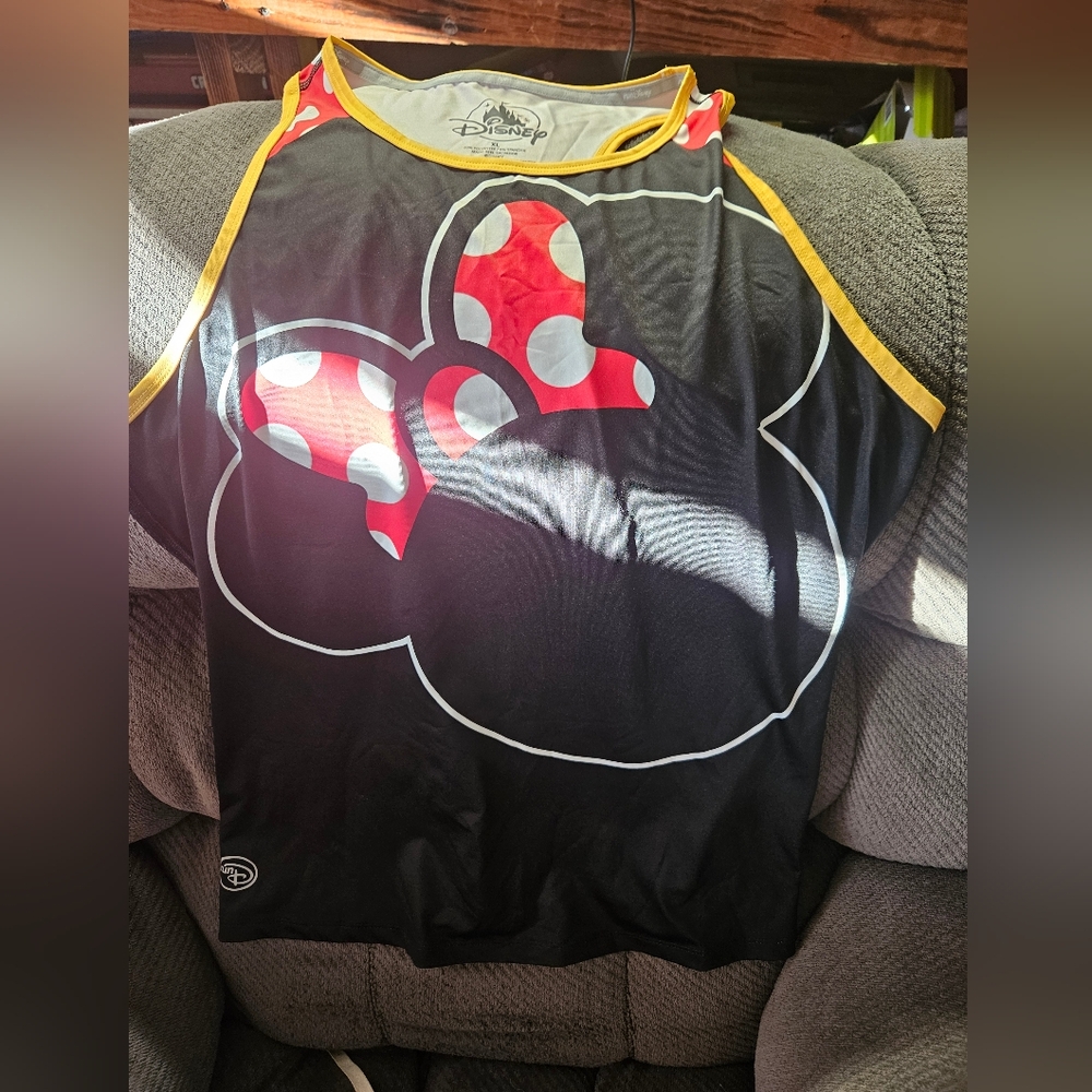 Minnie Mouse run Disney tank top EUC